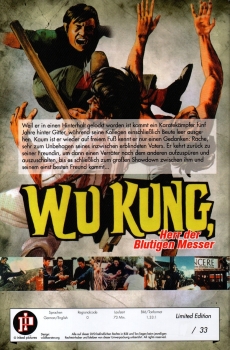 Wu Kung - Herr der blutigen Messer - Große Hartbox von Inked Pictures - Limited Edition